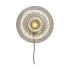 It's about RoMi Applique Murale Brussels Verre Dorée | Convient pour 1x E27 